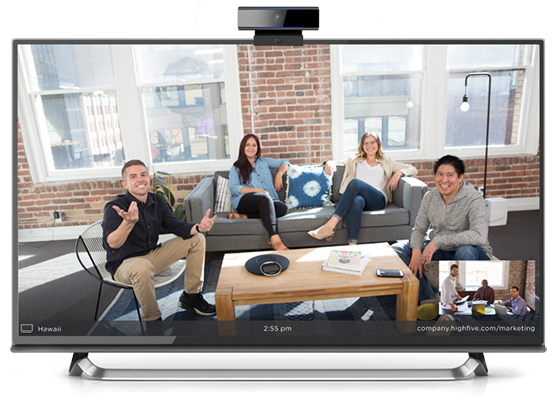 highfive video conferencing channels